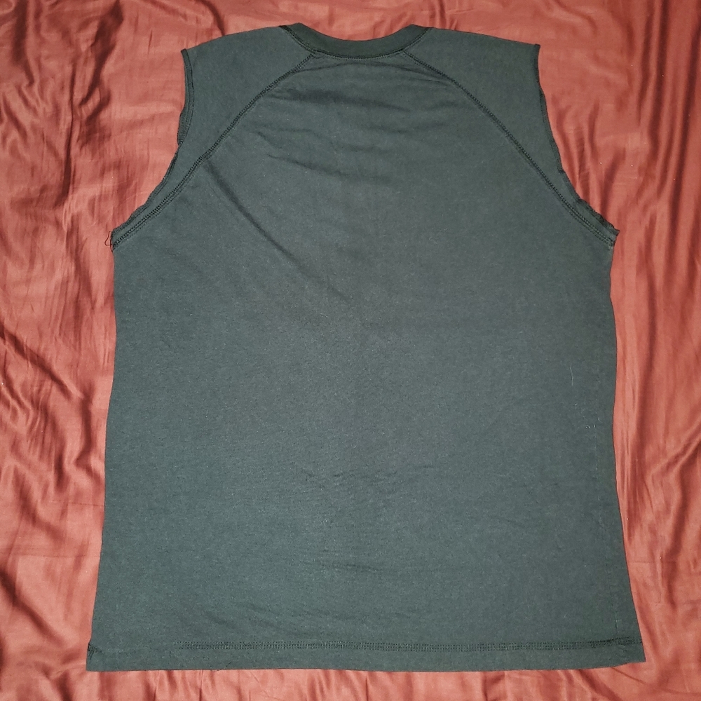 Men's Black Muscle Tee - Picture 2 of 5